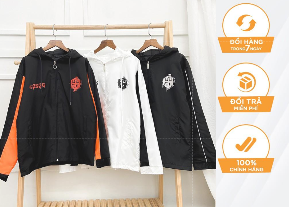 Áo Khoác Dù FASHION Hai Lớp In Chữ HIGLE CLUB, Chống Nắng Tránh Mưa Cho Nam Và Nữ