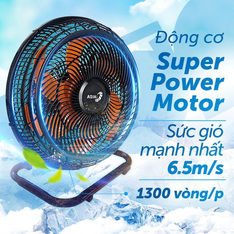Quạt sàn Asia TURBO 6 cánh 80w - bán công nghiệp - Hàng chính hãng