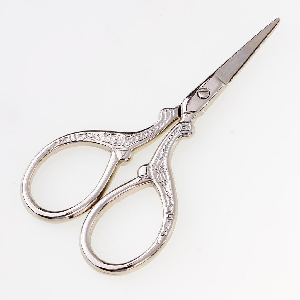 12pcs Antique Style Scissors Embroidery Scissors for Patchwork Threading Sewing