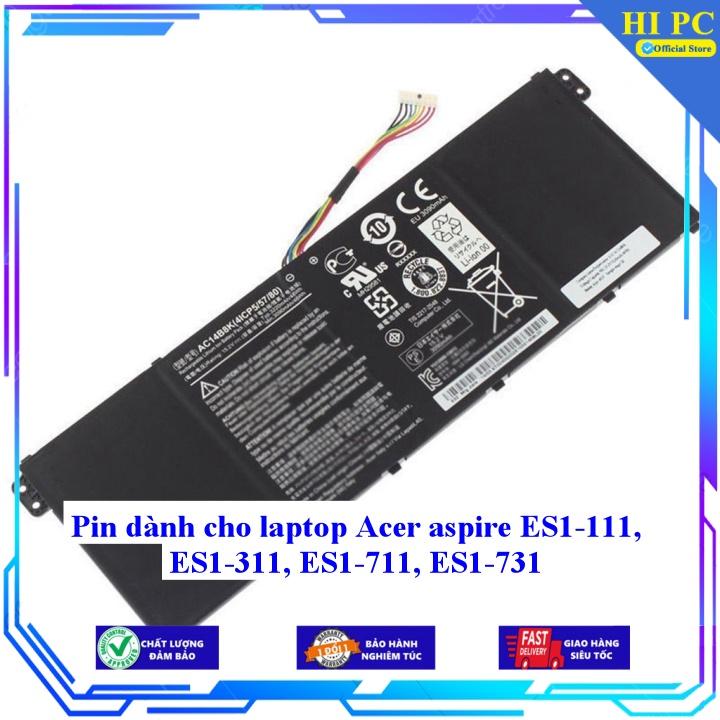 Pin dành cho laptop Acer aspire ES1-111 ES1-311 ES1-711 ES1-731 - Hàng Nhập Khẩu