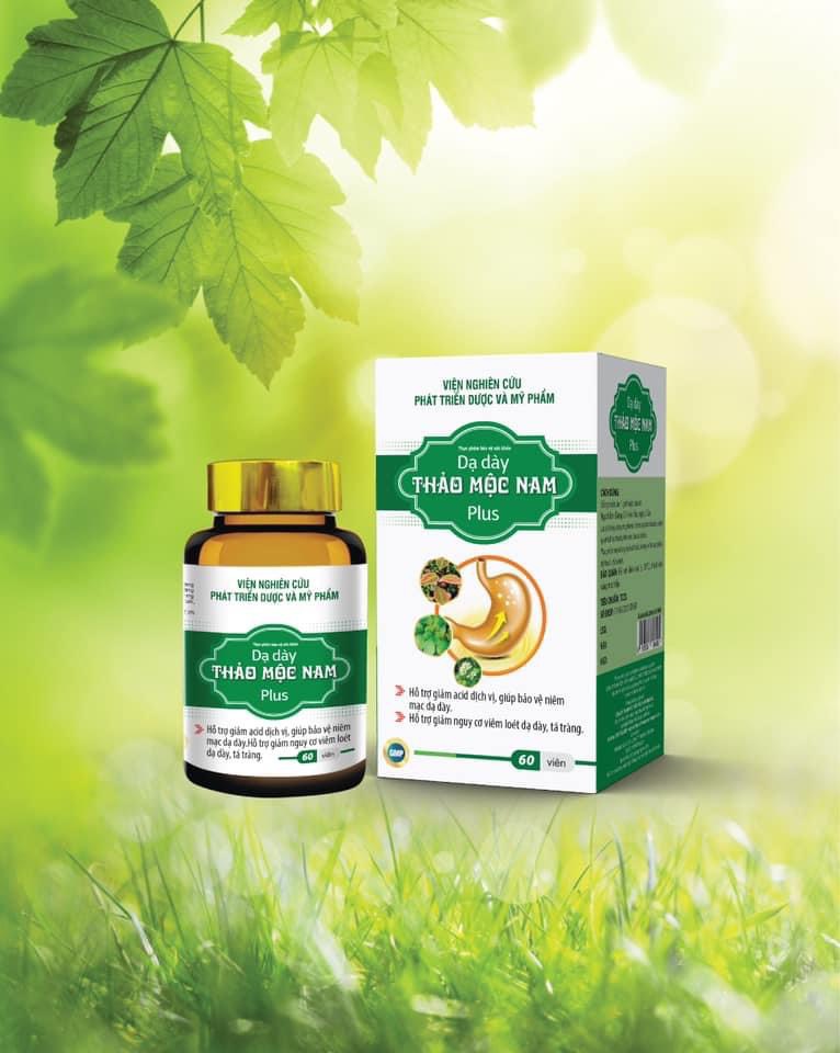 DẠ DÀY THẢO MỘC NAM. HỖ TRỢ BẢO VỆ NIÊM MẠC DẠ DÀY GIẢM ACID DỊCH VỊ.