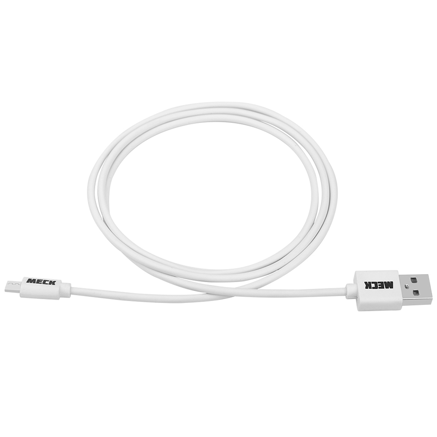 Dây Cáp Sạc Micro USB 2-Amps MECK (1m): Micro-B 2A Data & Charge Cable