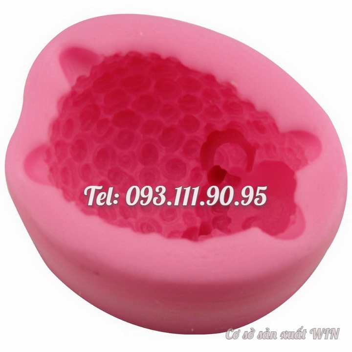 Khuôn silicon làm bánh, rau câu con cừu - Loại 9 cm - Mã số 1657