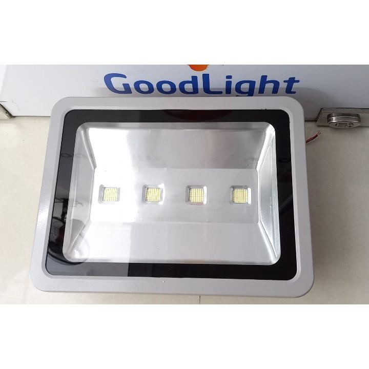 Đèn pha led P03 200W goodlight vỏ xám sáng trắng, chiếu sáng ngoài trời, chiếu sáng bảng hiệu