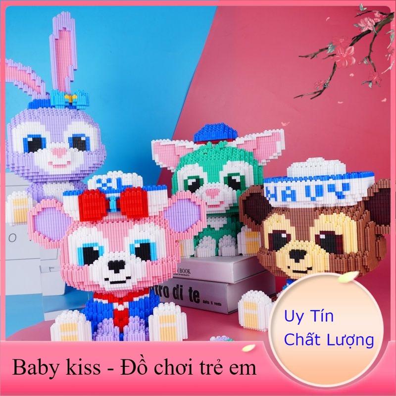 Mô Hình Lắp Ráp Động Vật 3D Đáng Yêu Cho Trẻ - Đồ Chơi Nhựa ABS An Toàn Cho Bé Baby kiss thích hợp làm quà tặng sinh nhật