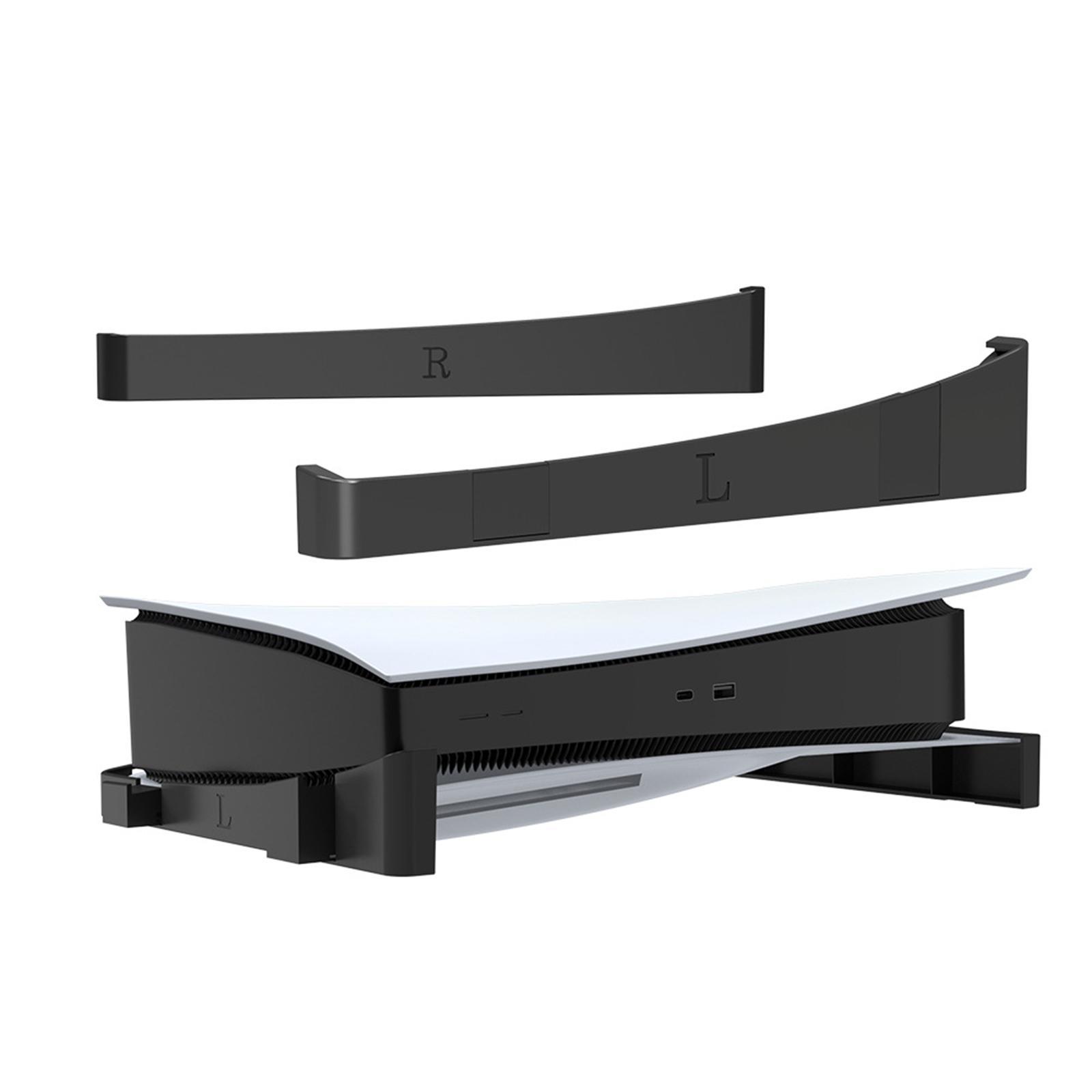 2x Storage Holder Black Accs for PS5 Base Console Host Digital Version