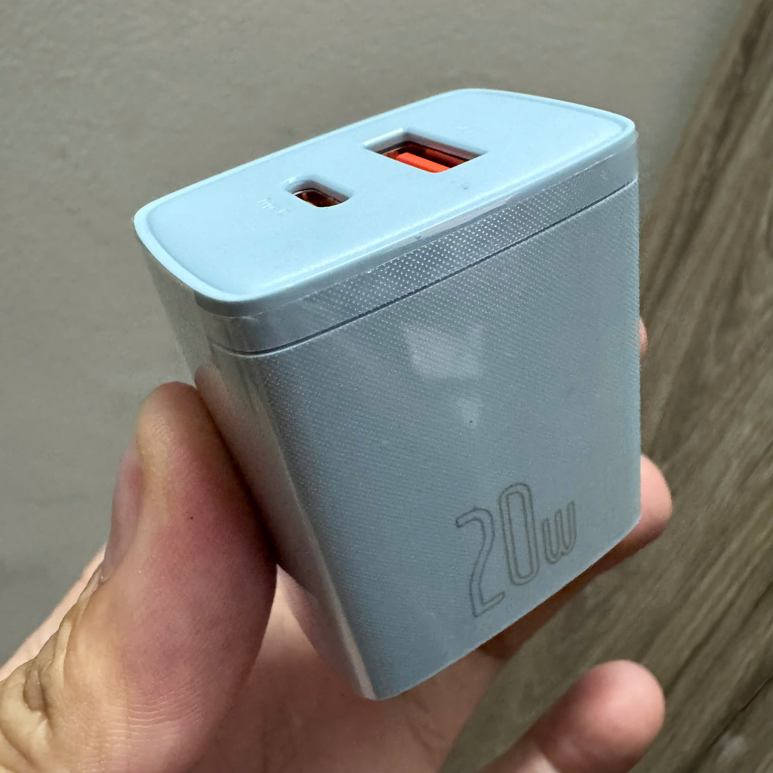 Cốc Sạc Nhanh Siêu Nhỏ Gọn Baseus Compact Quick Charger 20W 2 cổng USB &amp; Type C dùng cho Iphone, Ipad- Hàng chính hãng Baseus