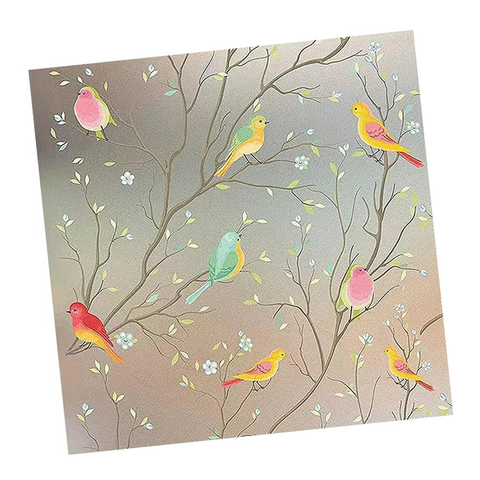 Mua Window Privacy Film Decorative Birds No Glue for Restaurant ...