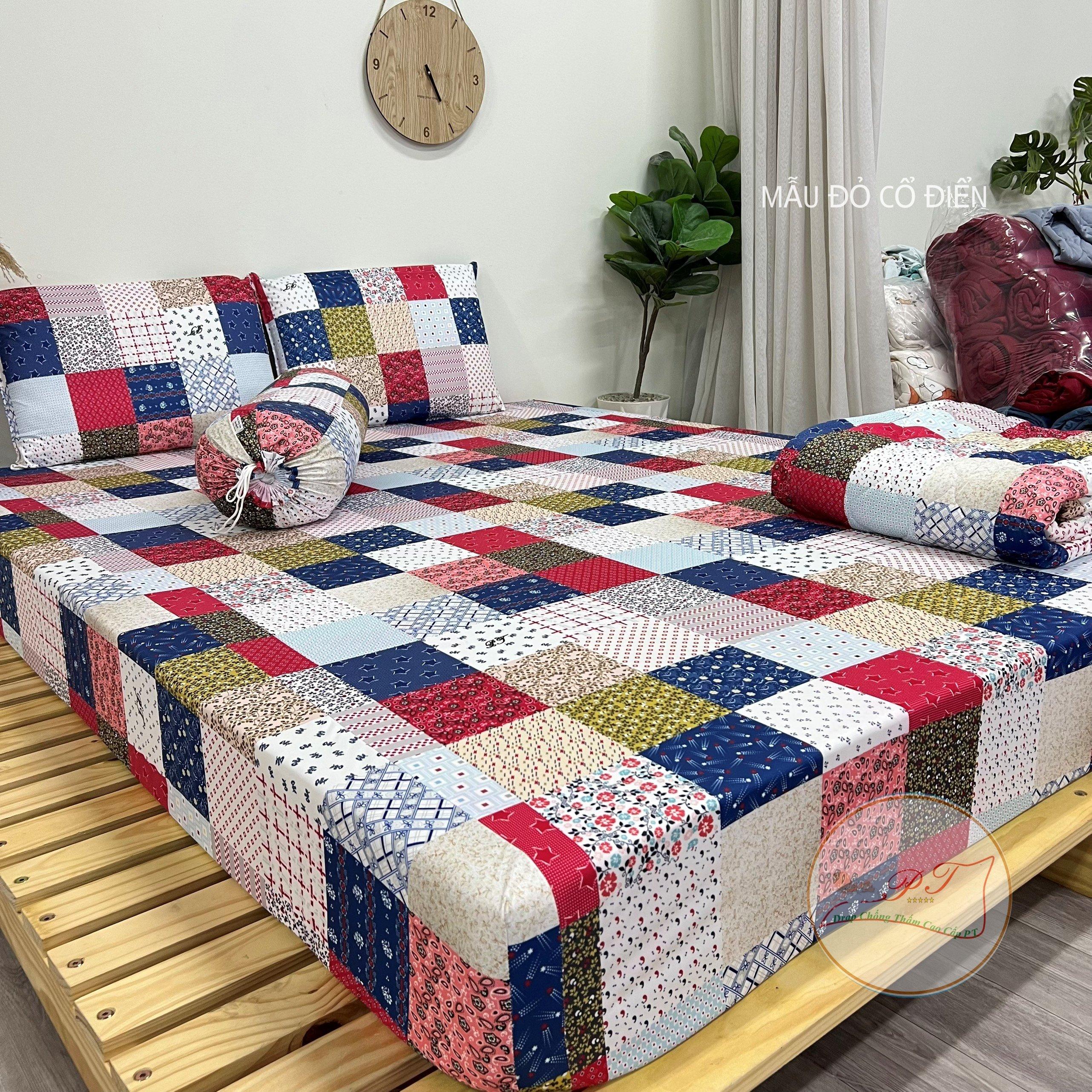 Ga Chống Thấm PT Họa Tiết Đỏ Cổ Điển