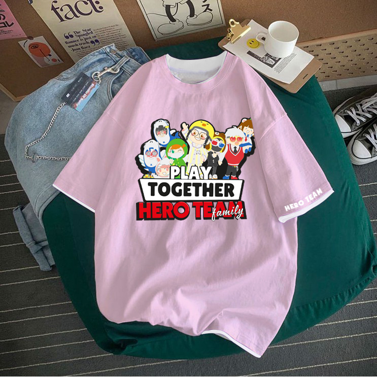 Áo Together Hero Team màu hồng