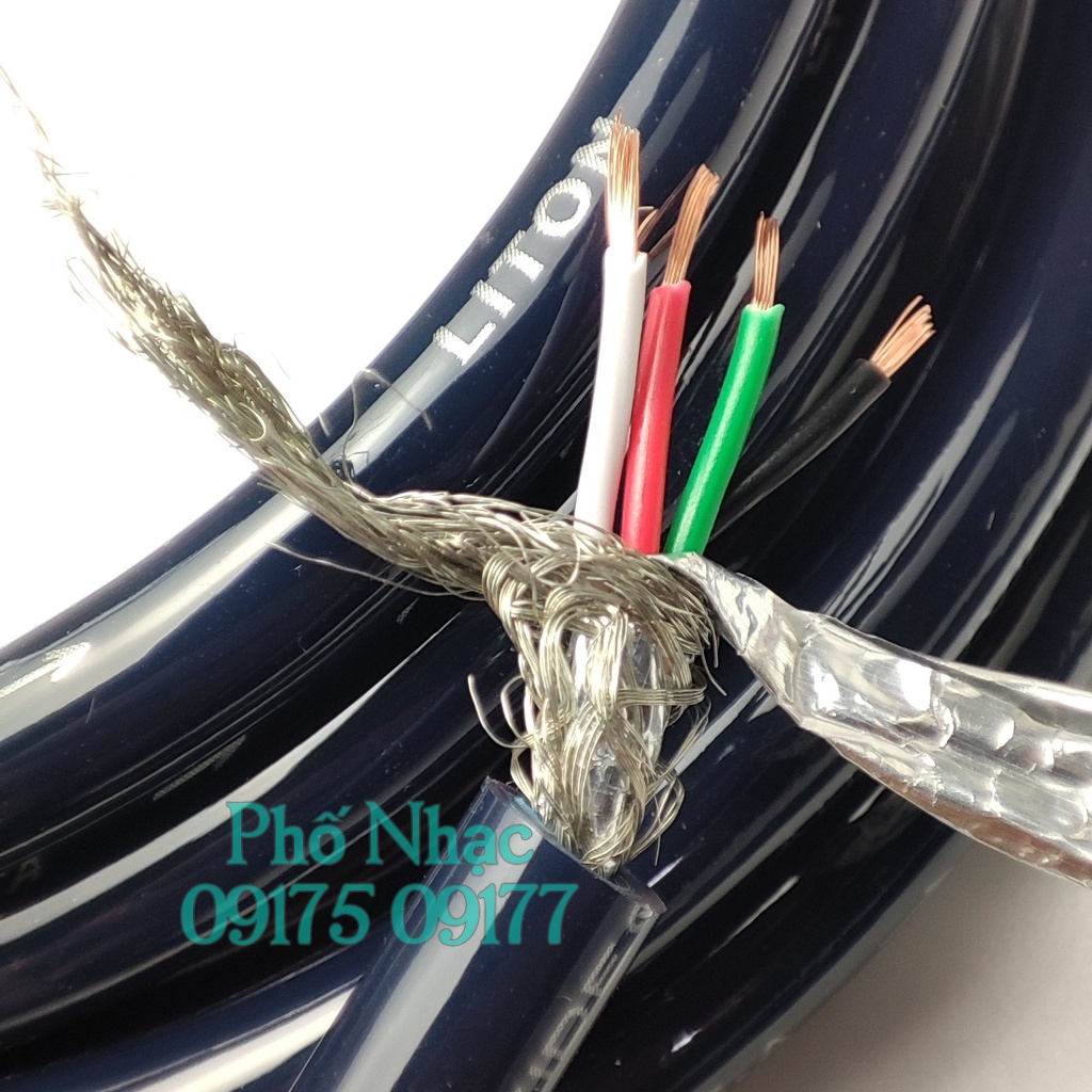 Cặp dây DIY 4 đầu AV hàng loại tốt, dây AV chống nhiễu đầu jack Monster xịn xò, dây tín hiệu AV - Hàng nhập khẩu