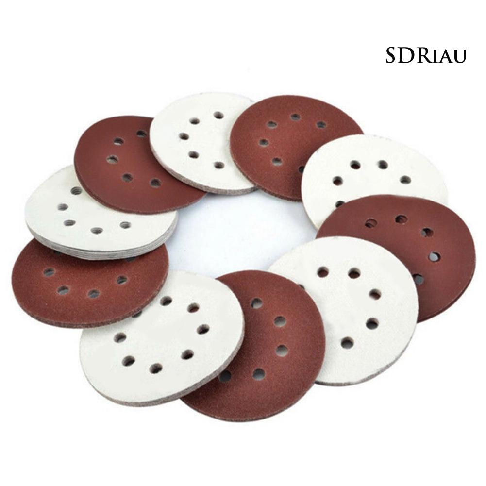 Set 10 Đĩa Chà Nhám 8 Lỗ Tiện Dụng