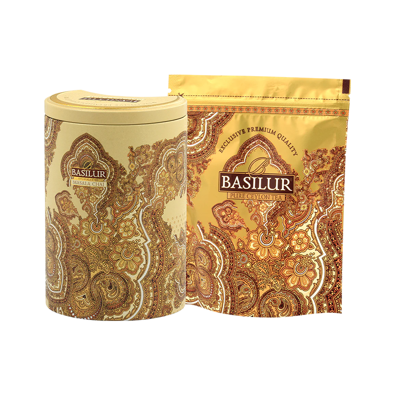 Trà Basilur - Bộ Sưu Tập Phương Đông - Trà Masala Chai 100g (Hộp Thiếc)
