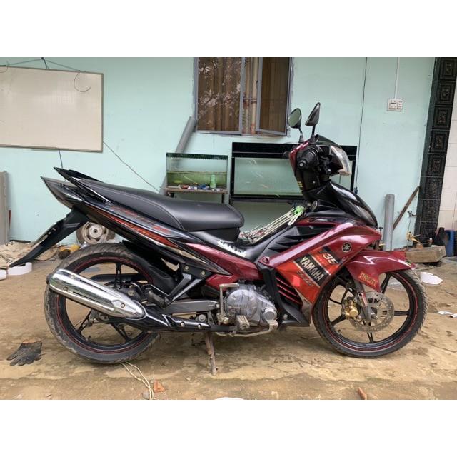 Tem exciter 135 đỏ đen yamaha crom