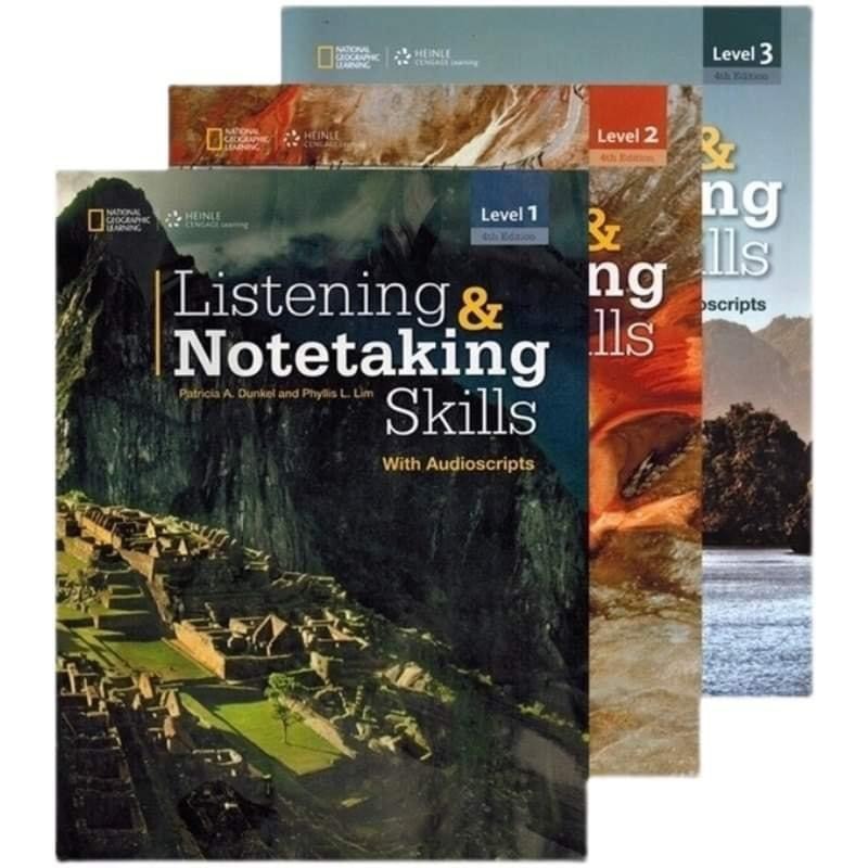 Listening and notetaking skills 3c - bộ nhập màu (kèm audio + answer key + video)