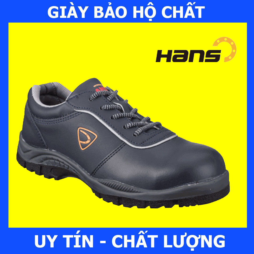 [Hàng Chính Hãng] Giày Bảo Hộ Hans HS304 Chống Trơn Trượt, Chống Đâm Xuyên, Mũi Thép Chống Va Đập