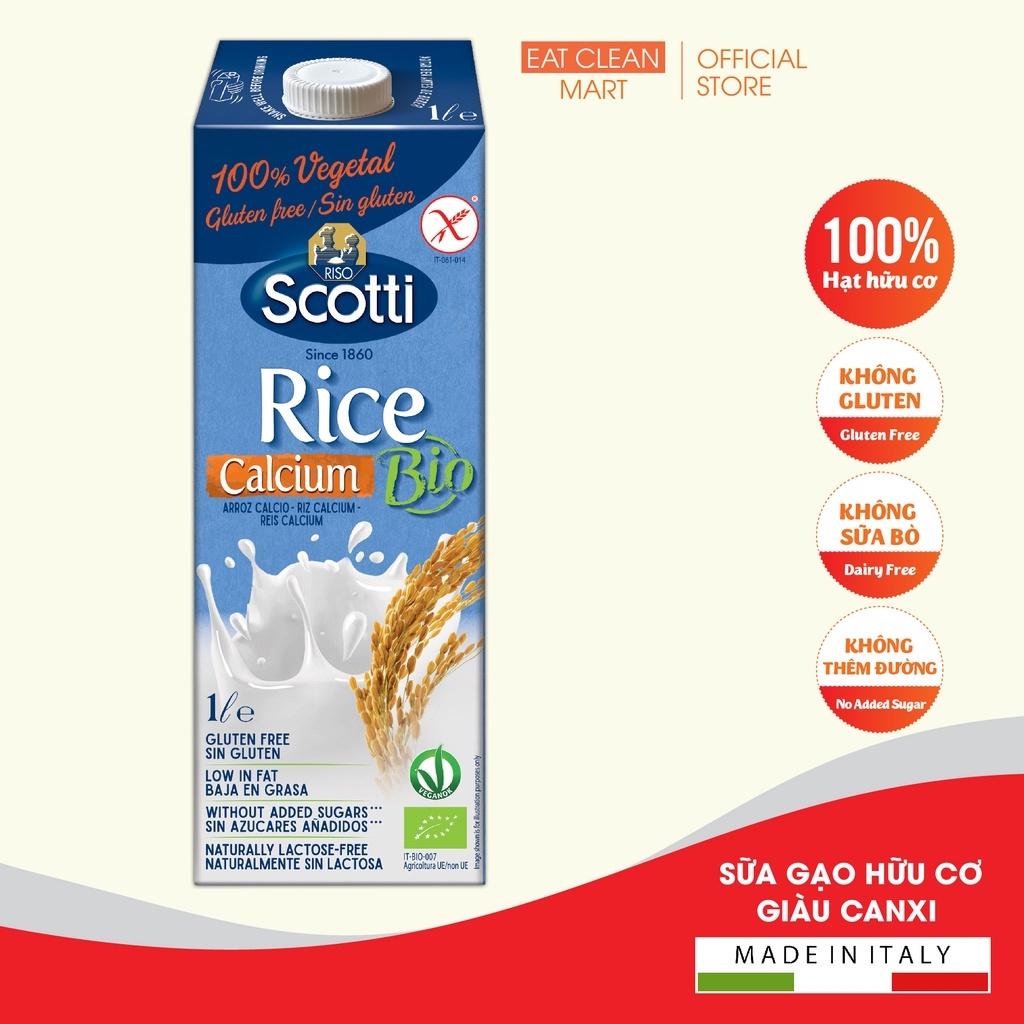 Sữa Gạo Hữu Cơ Giàu Canxi Riso Scotti - BIO Calcium Rice Drink - Hộp 1L