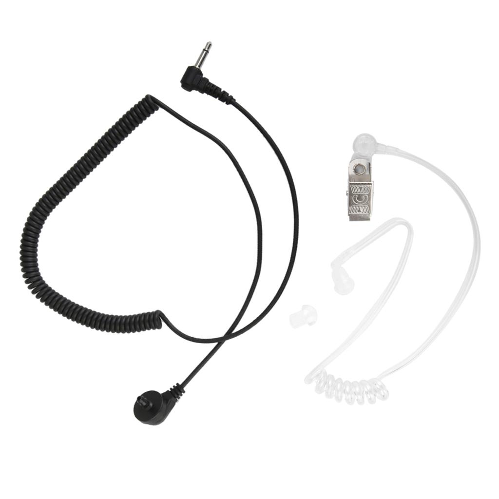 3.5mm Listen Only Acoustic Tube Earpiece for Walkie Talkie Kenwood Headset