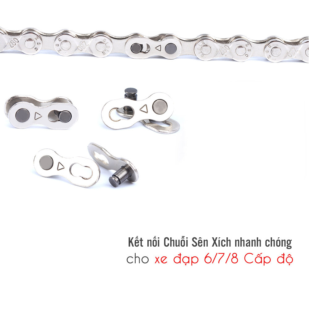 3 Bộ Khóa Nối Mắt Xích Xe Đạp Master Link 6/7/8S - 9S - 10S Mai Lee