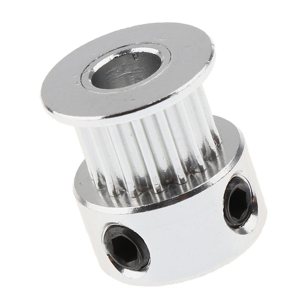 Set of 4 Mini Aluminum 16  Timing Belt Pulley Gear Sprocket Wheel 5mm Bore