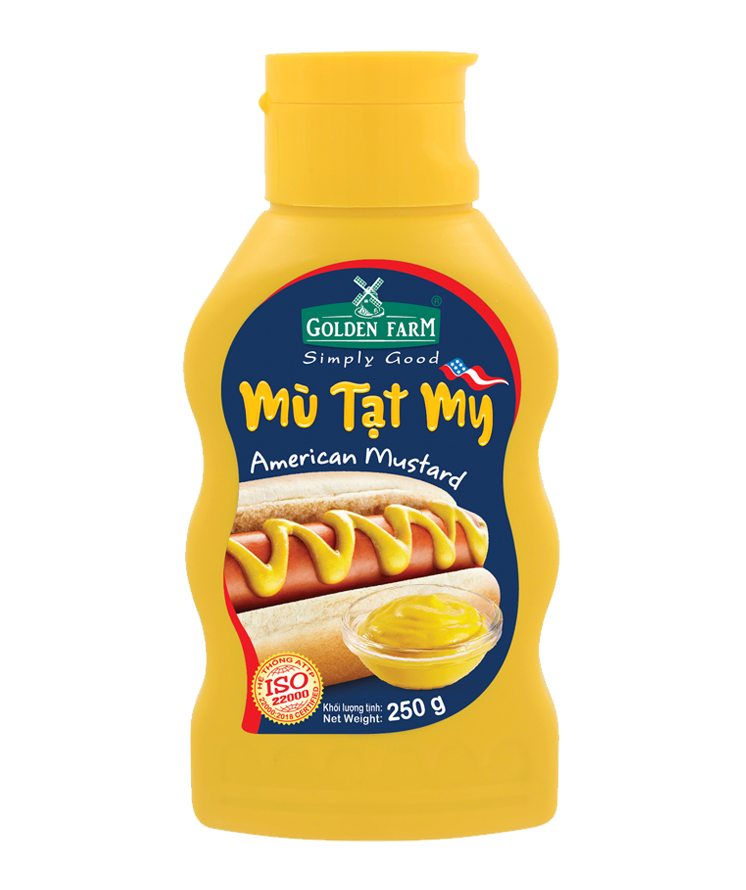 Xốt Mù Tạt Mỹ Golden Farm 250g