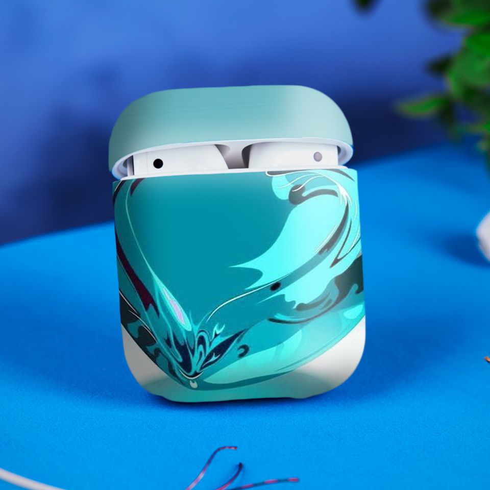 Miếng dán skin chống bẩn cho tai nghe AirPods in hình Họa tiết - HTx059 (bản không dây 1 và 2)