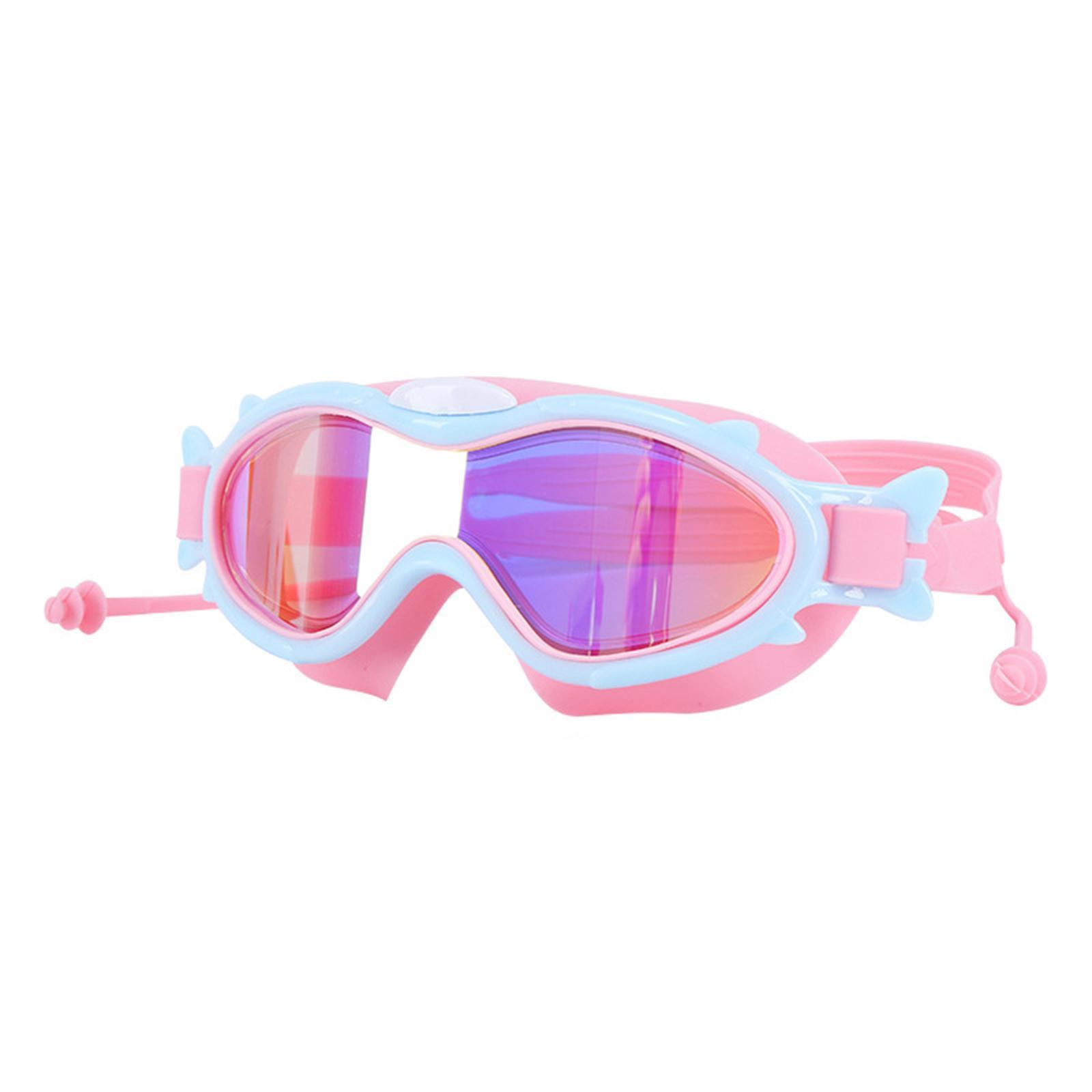 Kids Swimming Goggles with Ear Swim Goggles for Kids 6-14 Boys Girls