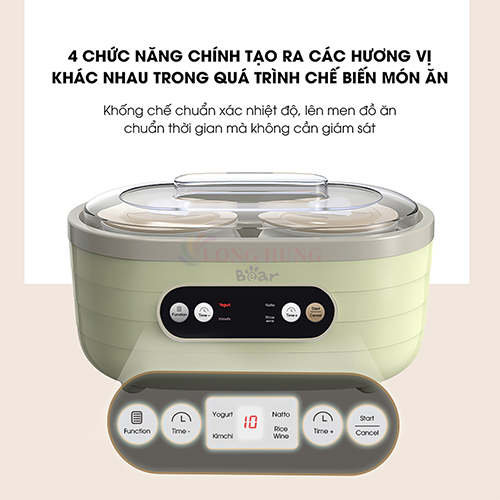 Máy làm sữa chua Bear SB-SC10C - Hàng chính hãng