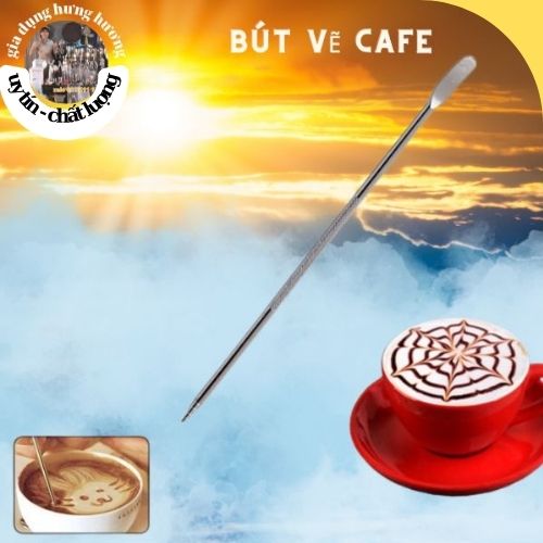 bút vẽ cafe latter, capuchino chuyên cho quầy bar pha chế trà sữa bartender