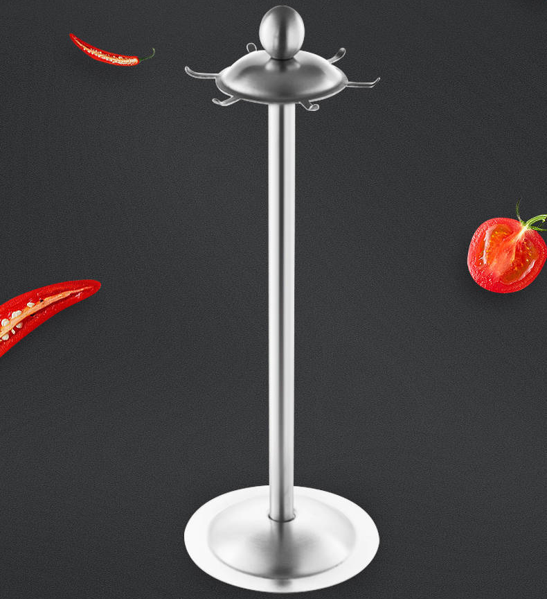 Giá Treo Inox Thìa Muỗng Nĩa bằng Inox 304 Cao Cấp không gỉ,Kích thước 44 x 15 cm,Màu Inox sáng,Rất tiện dụng có chữ SUS 304 trên mặt đế - Giá Inox mini treo Muỗng Thìa