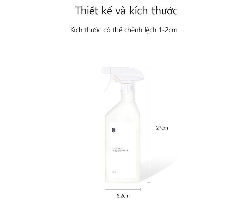 Chai xịt tẩy nấm mốc Saengong 750ml