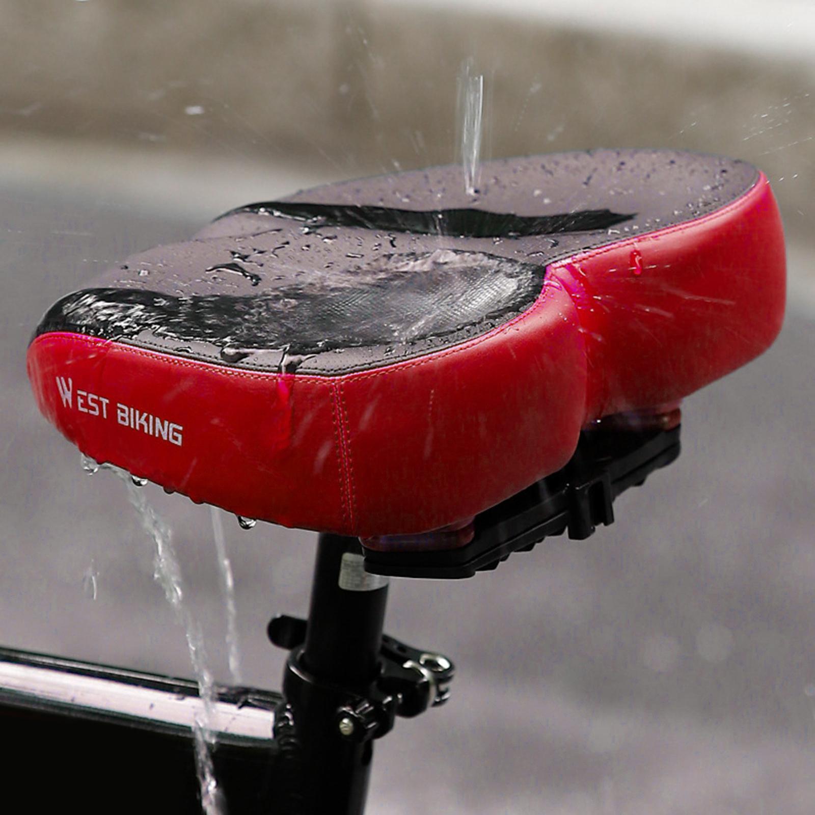 Dual Pad Bike Cushion Wide Comfort Saddle Seat Pad