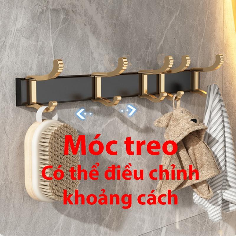 6 Món Kệ nhà tắm treo khăn tắm sang trọng, giá treo phòng tắm ,chất liệu Nhôm Hàng Không Cao Cấp