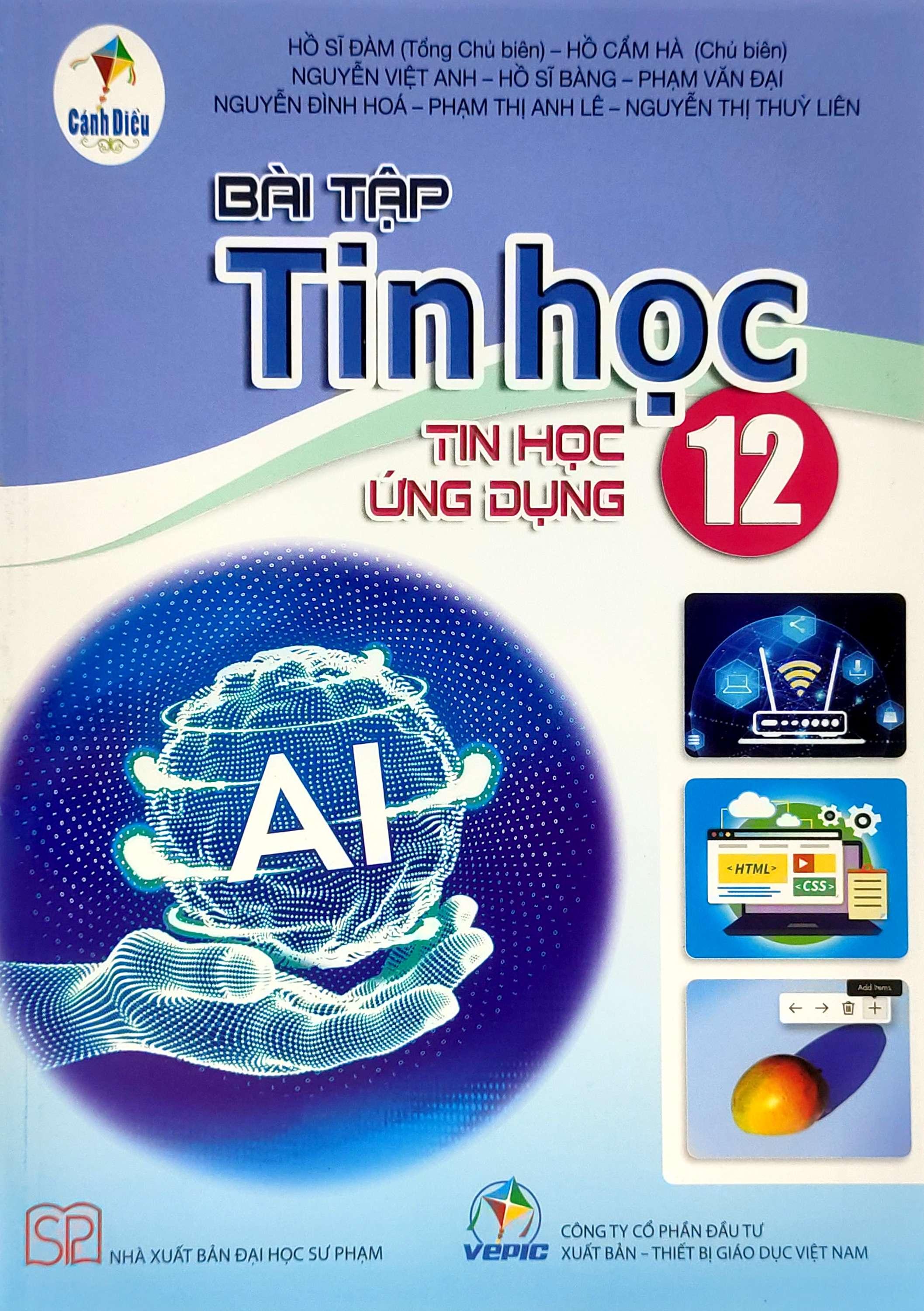 Bài Tập Tin Học 12 - Tin Học Ứng Dụng (Cánh Diều) (Chuẩn)