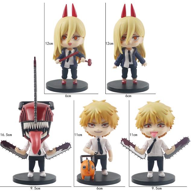 Mô Hình Figure Chainsaw Man nhân vật Denji Pochita Power Răng Cưa độc đáo đáng yêu quà tặng xinh xắn