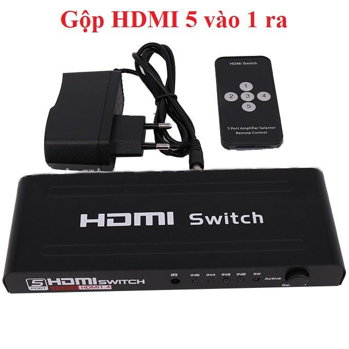 Bộ Gộp HDMI 5 vào 1 ra Cao cấp