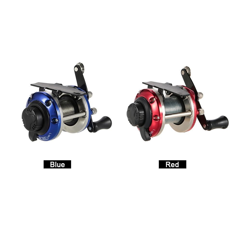 Cuộn câu cá trên băng Thiết kế tay phải thiết kế sang trọng và khung kim loại có độ bền cao, bền và chống ăn mòn