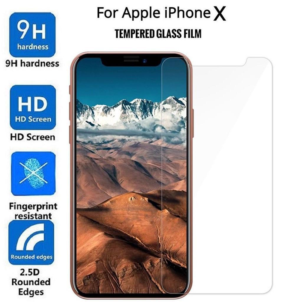 For iPhone X Tempered Glass Screen Protector 9H HD Screen Protective Film