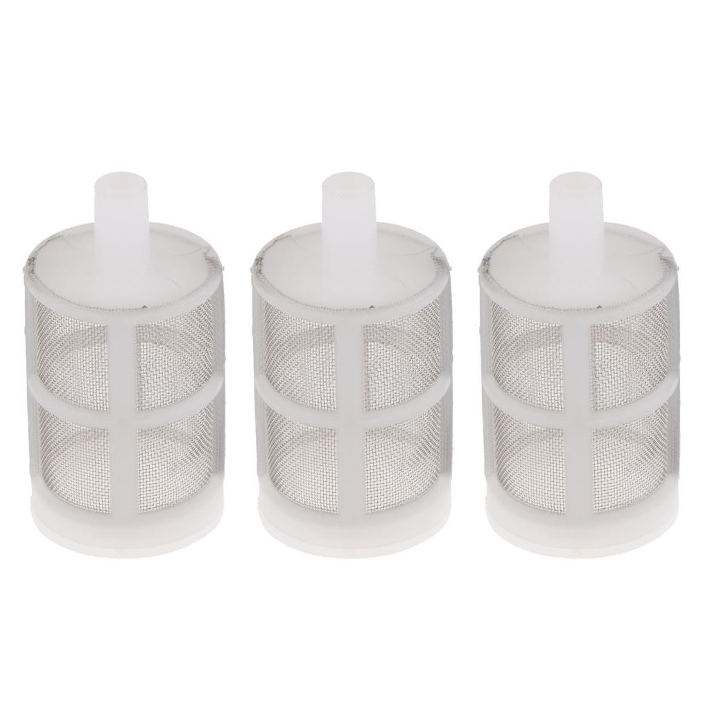 3 Bơm Nước Lọc Thép Không Gỉ Màn Hình, Phù Hợp Với 5-7 Mm Vòi