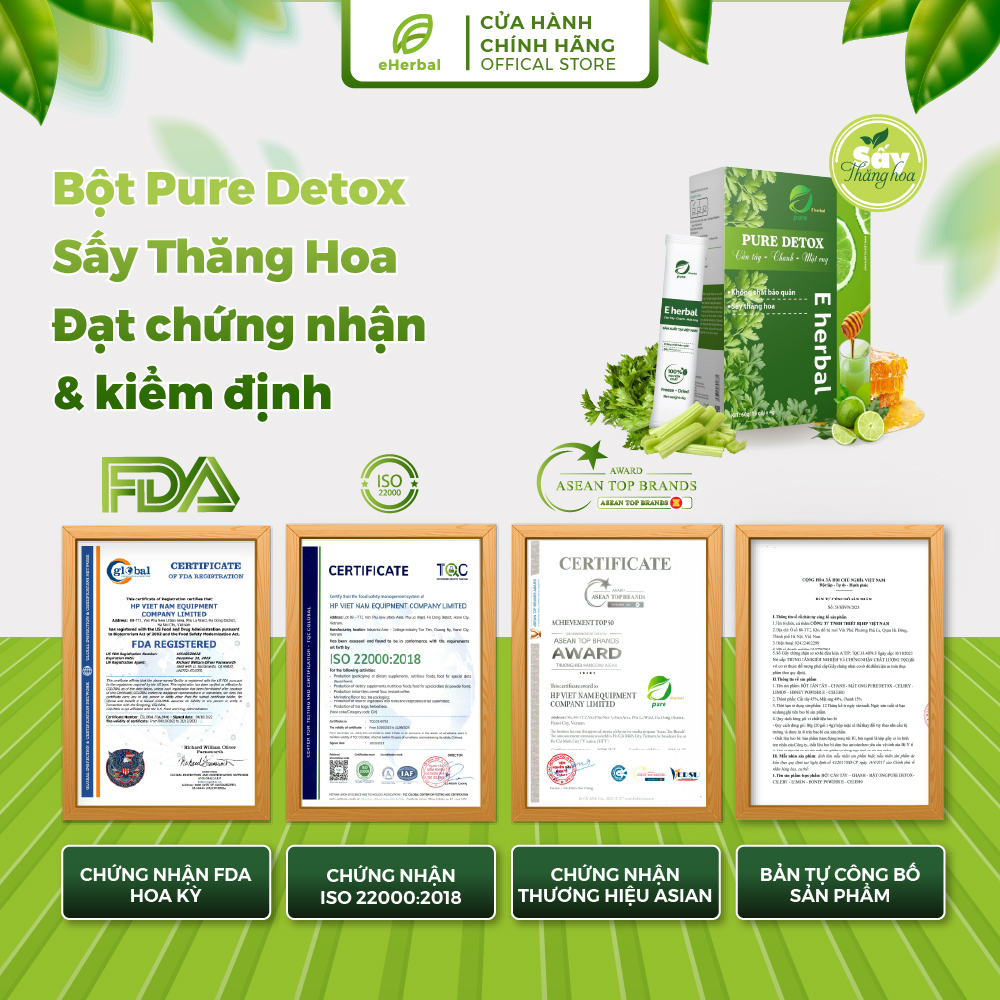 Pure Detox- Cần tây+ Chanh+ Mật ong
