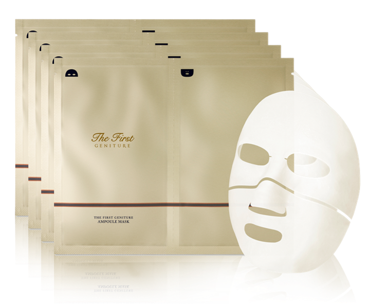 Combo 5 miếng mặt nạ tinh chất vàng tái sinh da OHUI The First Geniture Ampoule Mask 