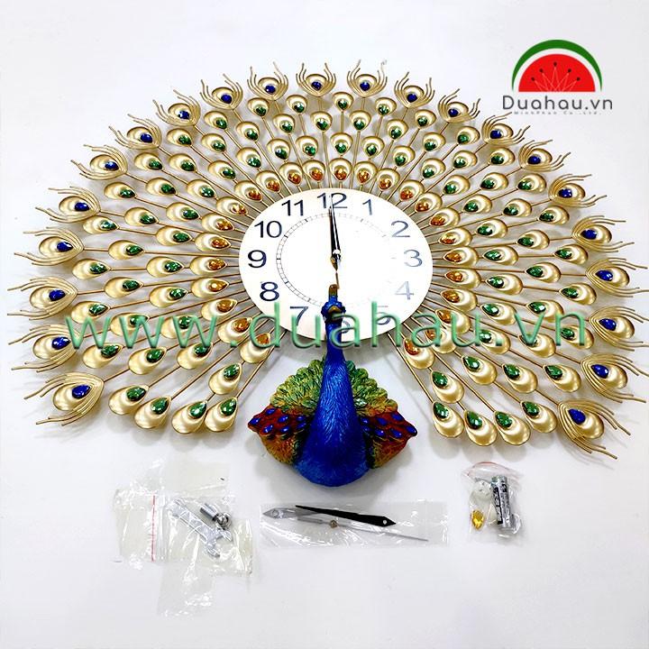 Đồng Hồ 69D01 Khổng Tước 69x65cm - Giá Siêu rẻ