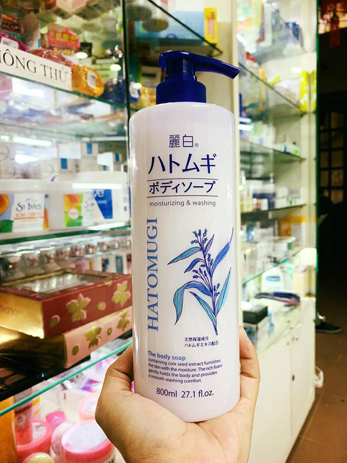Lotion dưỡng thể Hatomugi chiết xuất từ hạt ý dĩ 500ml