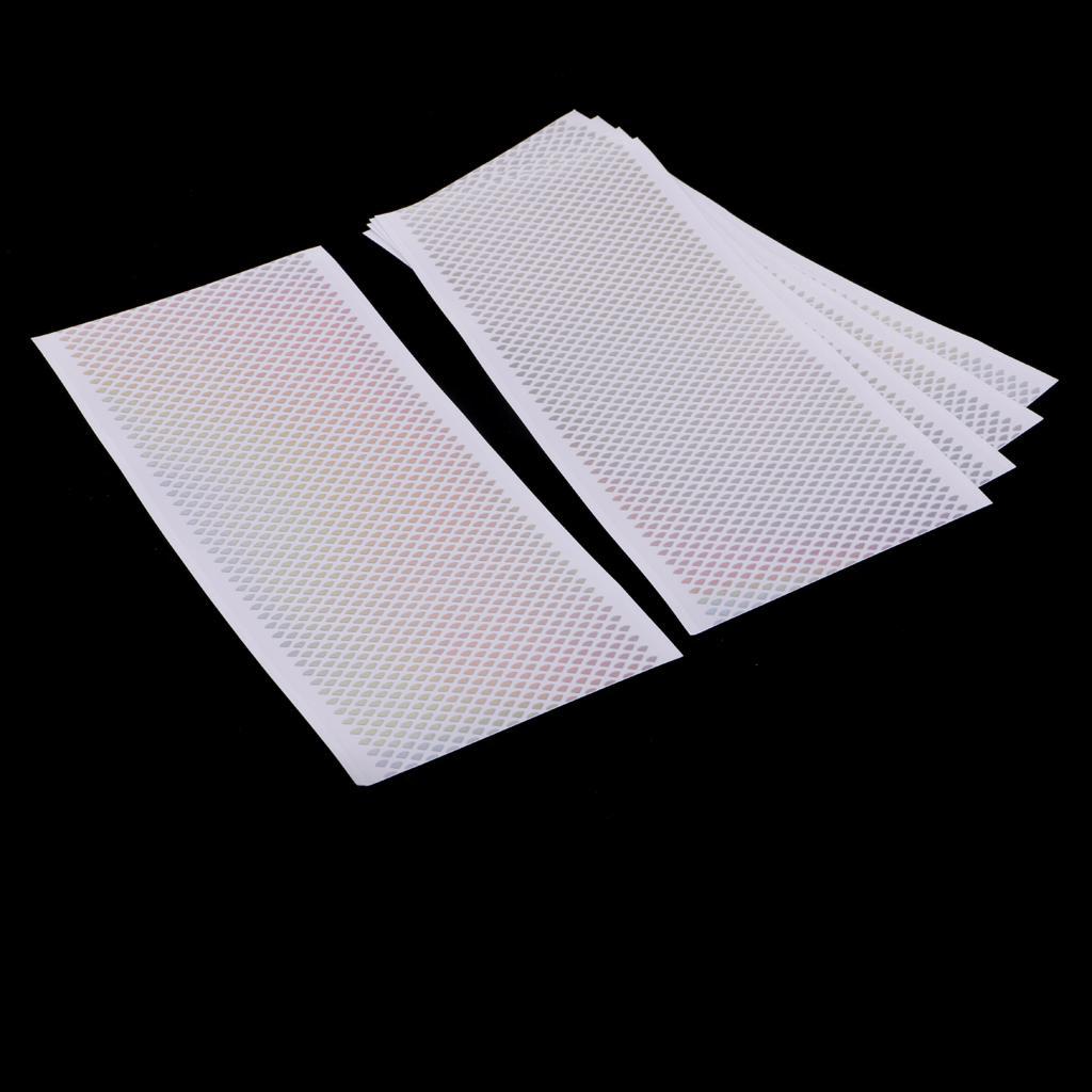5pcs Fishing Lure Tape Fish Scales Holographic Reflective DIY Tackle Craft