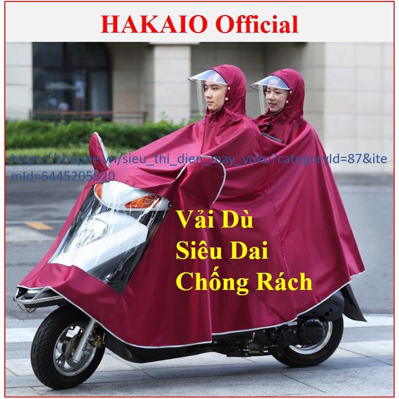 Áo Mưa Phản Quang//// Áo mưa đôi, áo mưa 2 đầu vải dù ép PVC chống nước chống rách có kính che mặt cao cấp