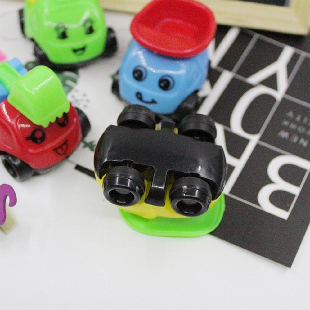 Bộ 20 đồ chơi xe ô tô công trình Vacimall Cars 5.5 cm xinh xắn nhựa PVC cho bé vui chơi