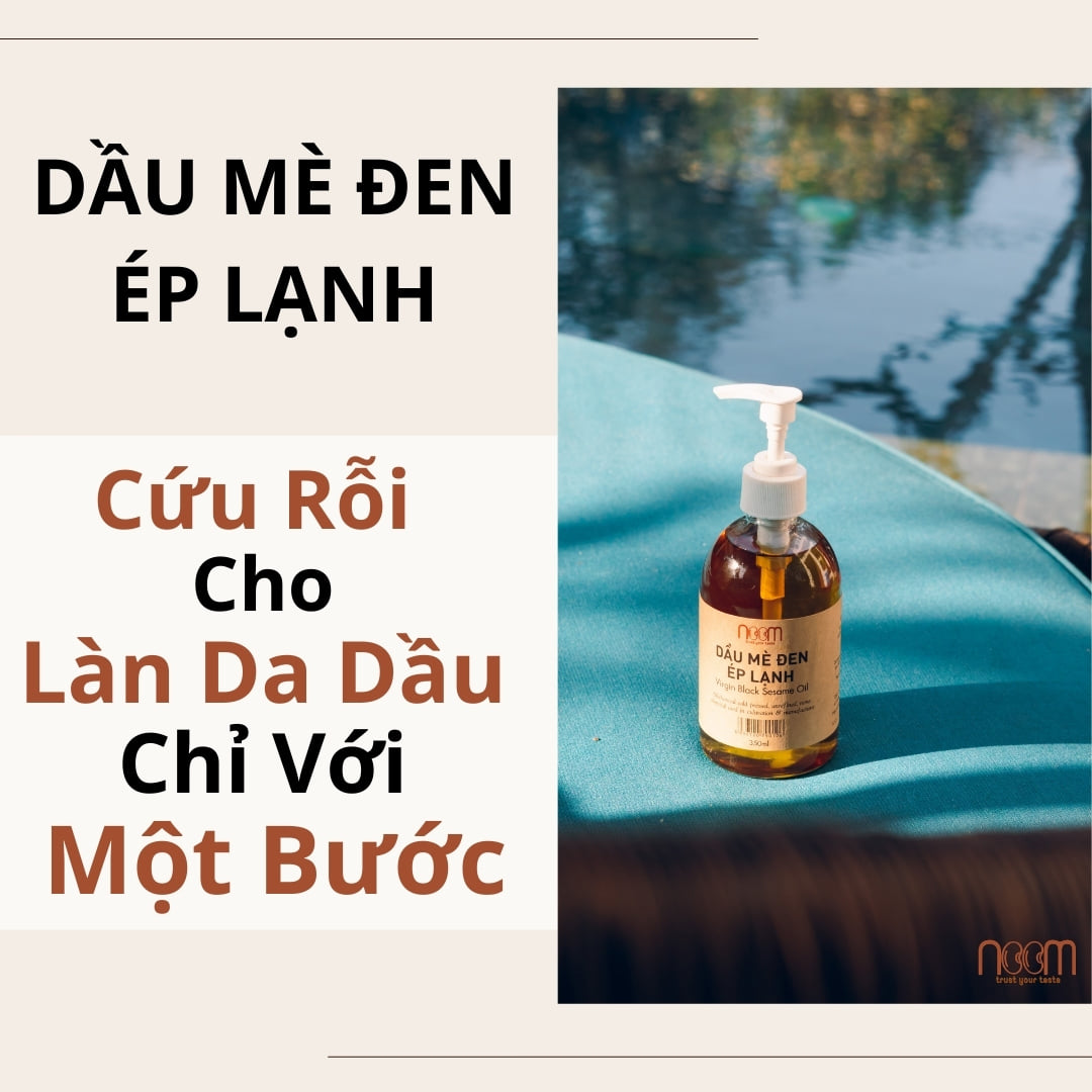 Dầu mè đen nguyên chất ép lạnh Noom 100ml