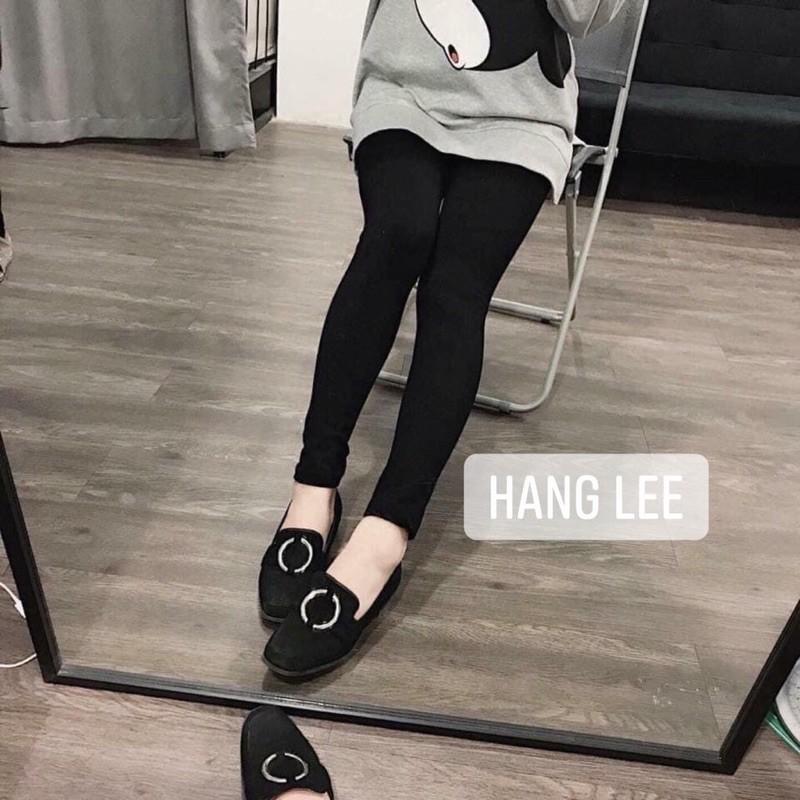 Quần legging nỉ lông dày dặn