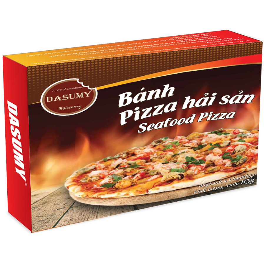Bánh Pizza Hải Sản Da Su Đông Lạnh 115g - Giá Tiki khuyến mãi ...