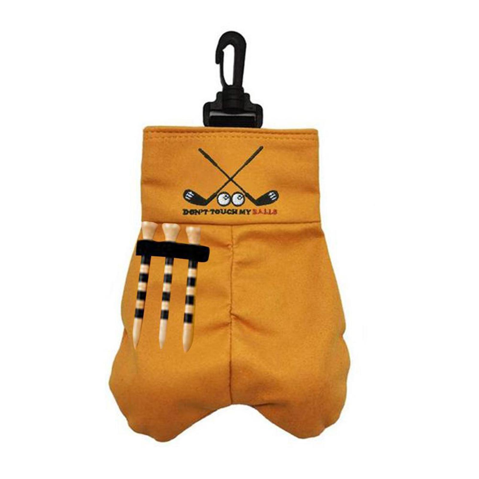 2 Pieces Golf Ball Bag Pouch Holder Case Waist Bag Men WomenOutdoor Sports